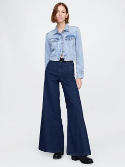 High Rise Wide Flare Jeans