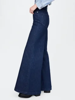 High Rise Wide Flare Jeans