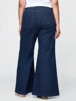 High Rise Wide Flare Jeans