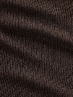 High-Neck Sheer Sweater