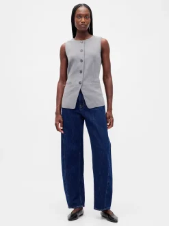 High-Neck Vest