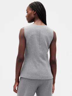 High-Neck Vest