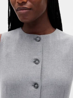 High-Neck Vest