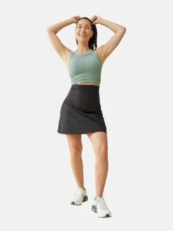 Ingrid and Isabel The New Mama Black Postpartum Support Skort