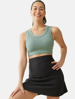 Ingrid and Isabel The New Mama Black Postpartum Support Skort
