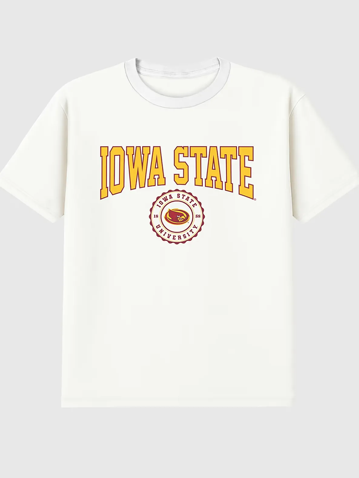 Iowa State University Collegiate Seal Dark Graphic T-Shirt