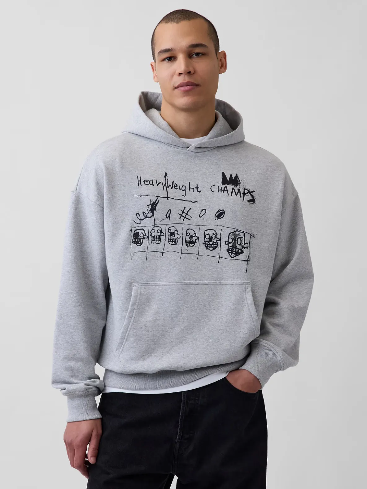 Jean-Michel Basquiat Heavyweight Hoodie