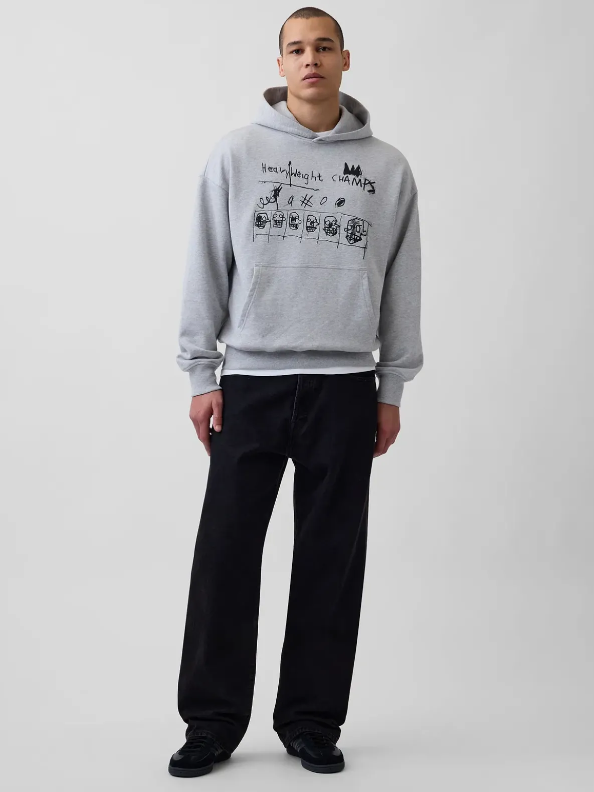 Jean-Michel Basquiat Heavyweight Hoodie
