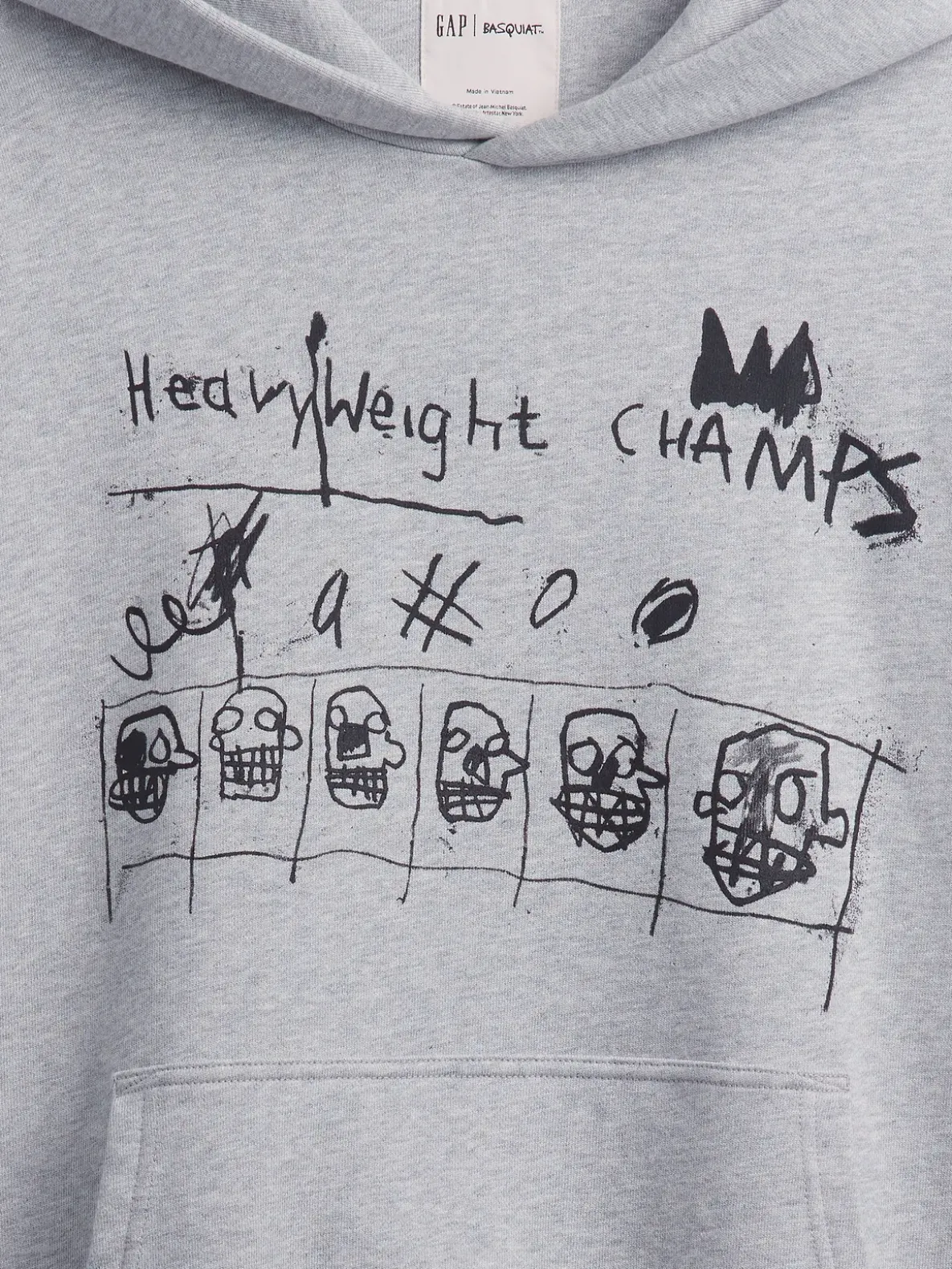 Jean-Michel Basquiat Heavyweight Hoodie