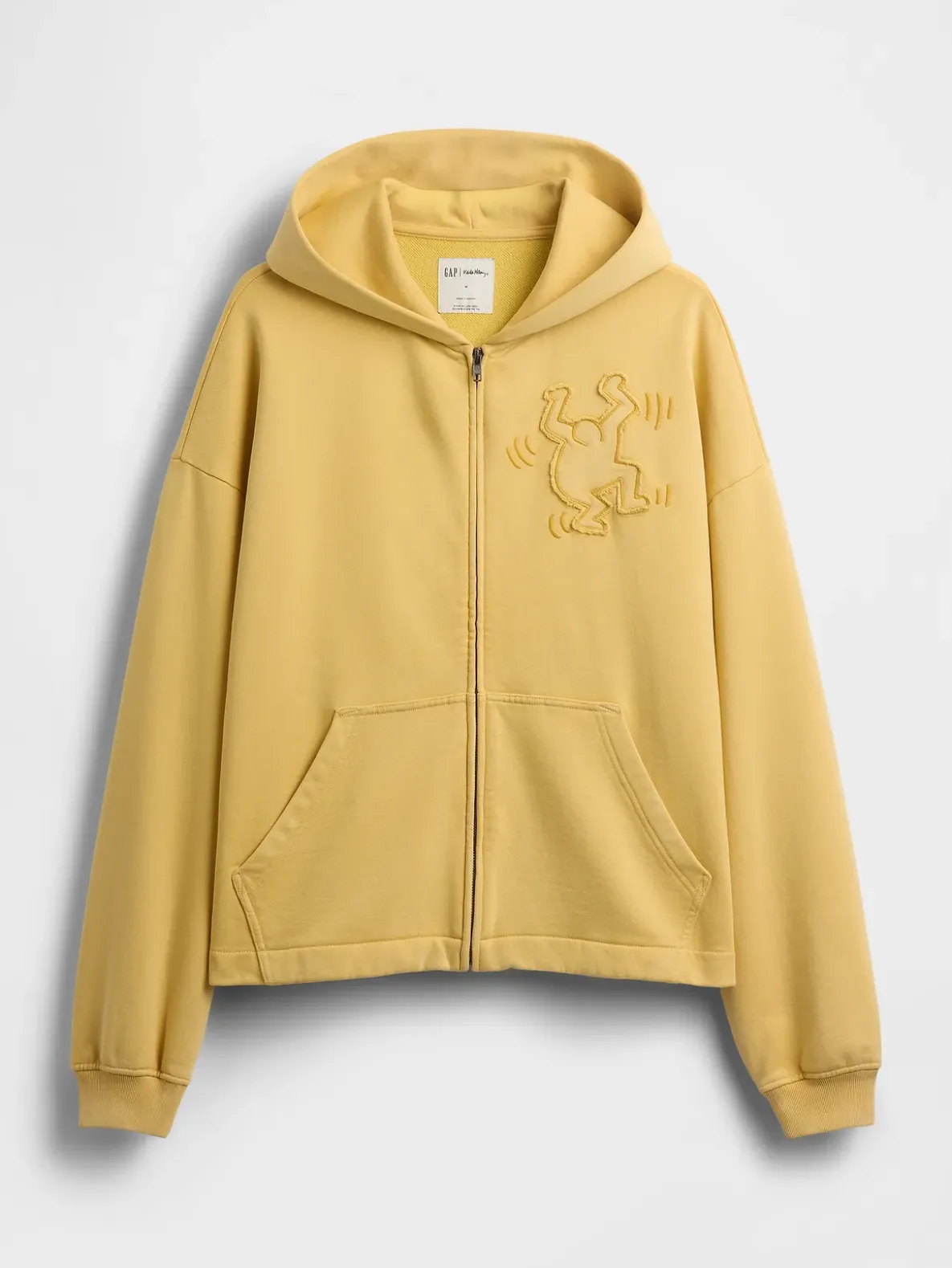 Keith Haring Heavyweight Crop Zip Hoodie