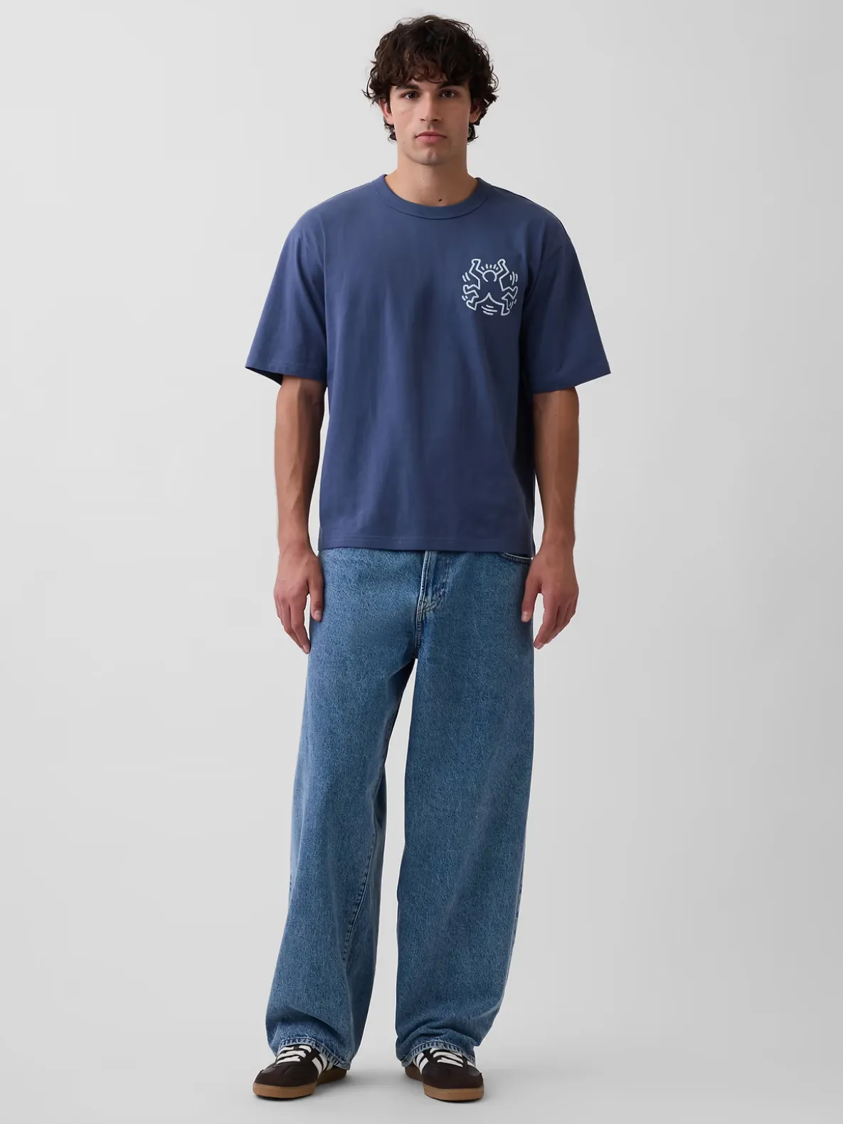 Keith Haring Oversized Graphic T-Shirt