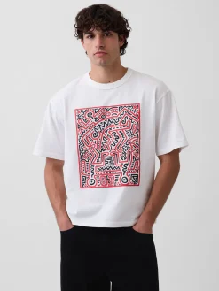 Keith Haring Oversized Graphic T-Shirt