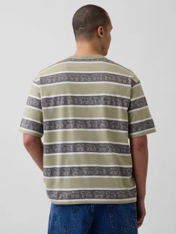 Keith Haring Oversized Stripe T-Shirt