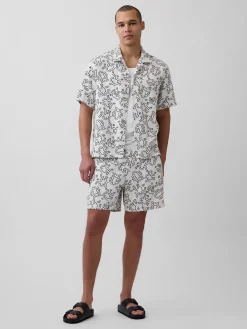 Keith Haring Textured Easy Shorts