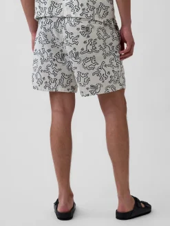 Keith Haring Textured Easy Shorts