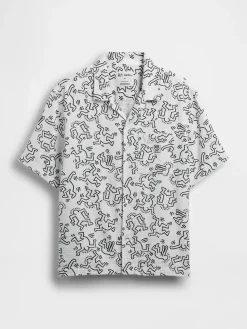 Keith Haring Textured Shirt