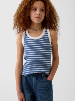 Kid Rib Scoop Tank Top