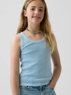 Kid Rib Scoop Tank Top