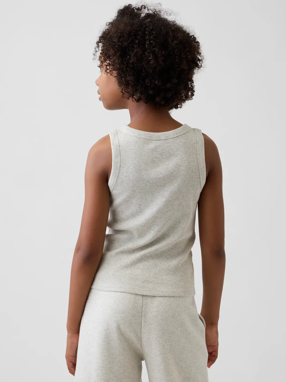 Kid Rib Scoop Tank Top