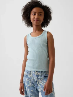 Kid Rib Scoop Tank Top