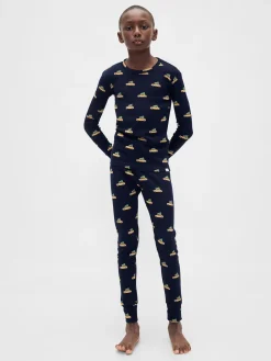 Kids & Baby Organic Brushed Cotton Holiday PJ Set