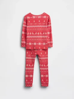 Kids & Baby Organic Brushed Cotton Holiday PJ Set