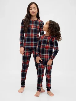 Kids & Baby Organic Brushed Cotton Holiday PJ Set