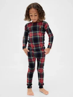Kids & Baby Organic Brushed Cotton Holiday PJ Set
