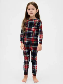 Kids & Baby Organic Brushed Cotton Holiday PJ Set