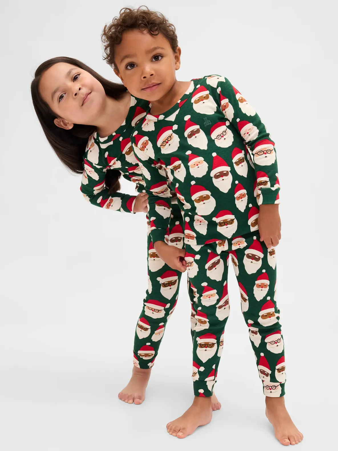 Kids & Baby Organic Brushed Cotton Holiday PJ Set