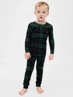 Kids & Baby Organic Brushed Cotton Holiday PJ Set