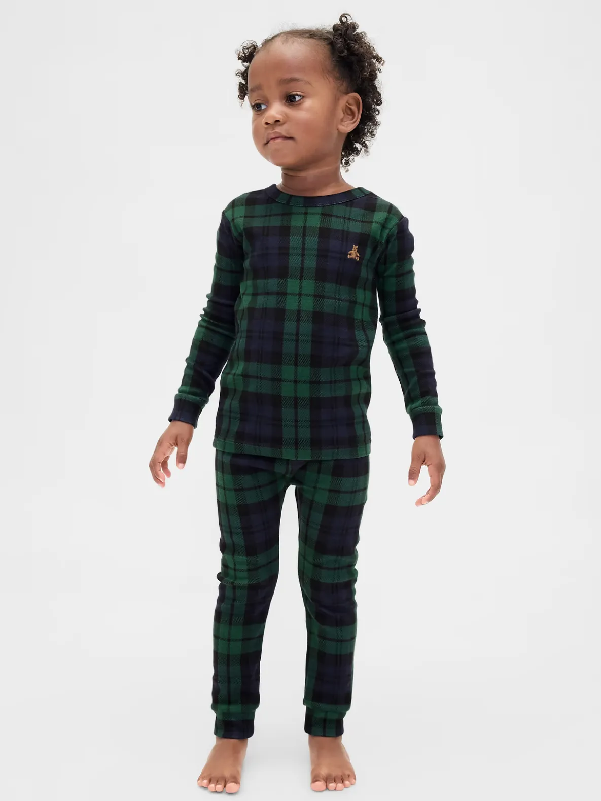 Kids & Baby Organic Brushed Cotton Holiday PJ Set