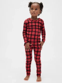 Kids & Baby Organic Brushed Cotton Holiday PJ Set