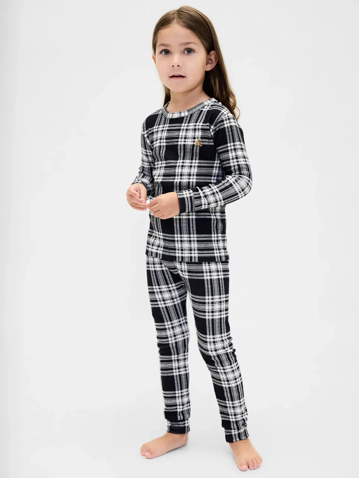 Kids & Baby Organic Brushed Cotton Holiday PJ Set