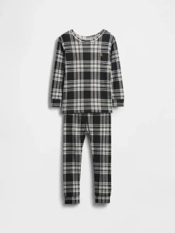 Kids & Baby Organic Brushed Cotton Holiday PJ Set