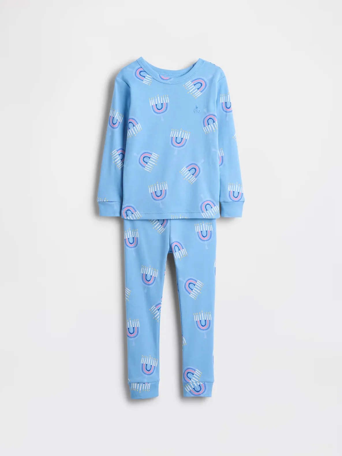 Kids & Baby Organic Brushed Cotton Holiday PJ Set
