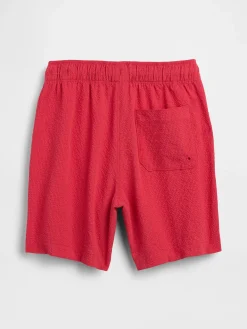 Kids 5" Seersucker Swim Trunks