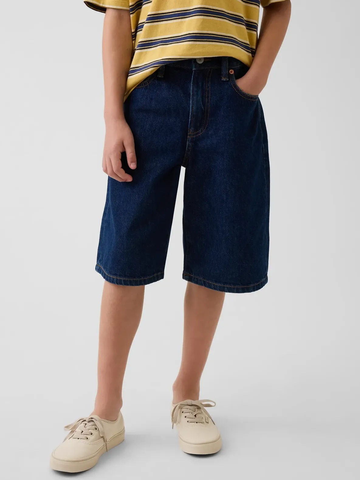 Kids Baggy Denim Shorts