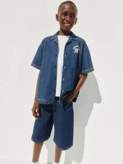 Kids Baggy Denim Shorts