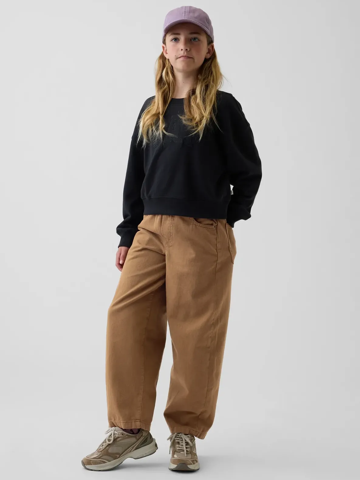 Kids Baggy Taper Jeans