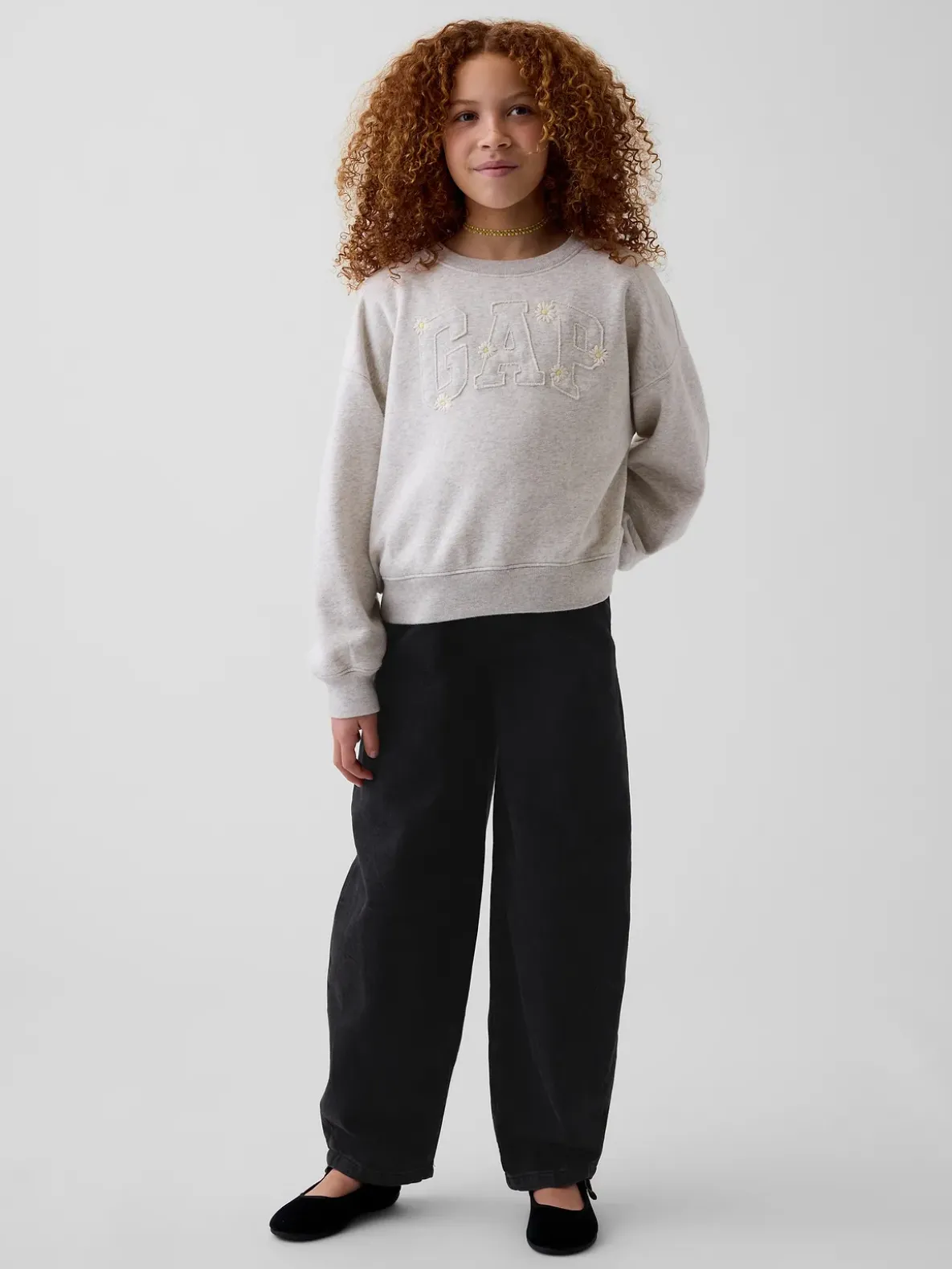 Kids Baggy Taper Jeans