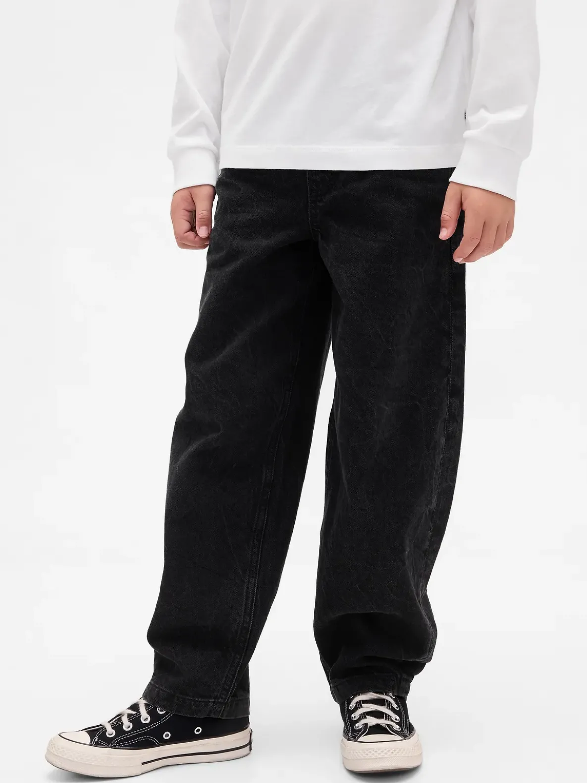 Kids Baggy Taper Jeans