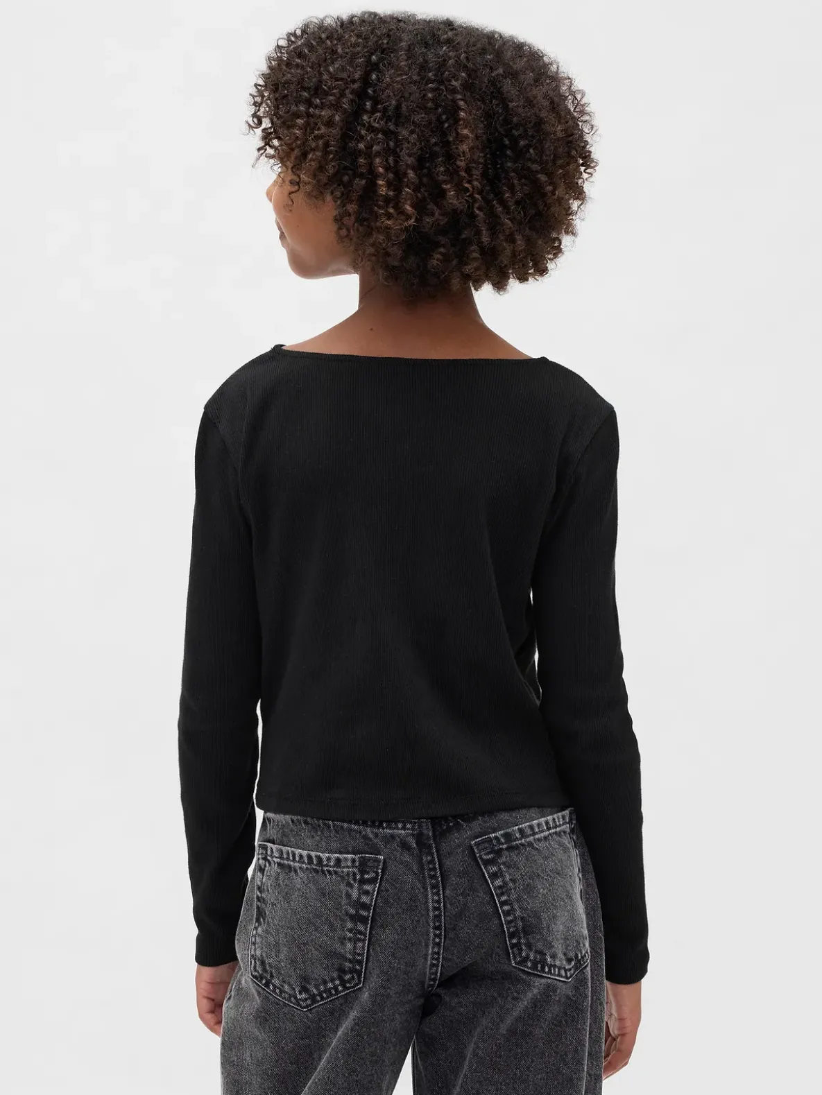 Kids Bow-Neck T-Shirt