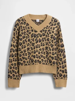 Kids Boxy V-Neck Sweater
