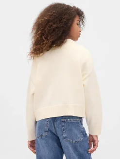 Kids Boxy V-Neck Sweater