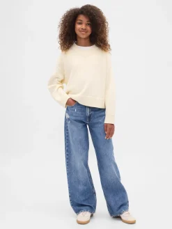 Kids Boxy V-Neck Sweater