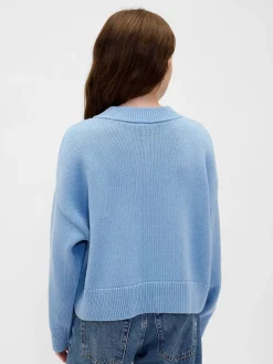 Kids Boxy V-Neck Sweater