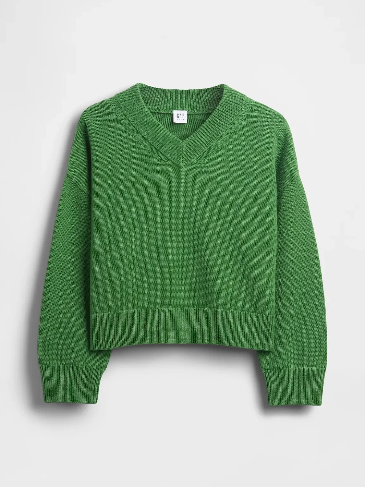 Kids Boxy V-Neck Sweater