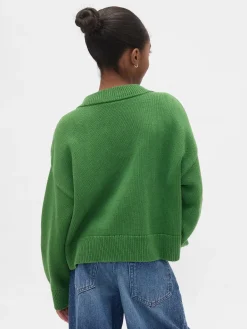 Kids Boxy V-Neck Sweater