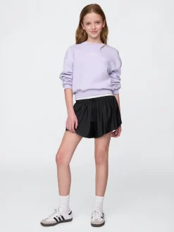 Kids Butterfly-Hem Run Shorts